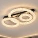Стельова LED люстра 224W VALESO з трьома кришталевими кільцями з пультом 3000&ndash;6500K хром 33047/800*600 SP000049459 фото 1