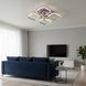 Стельова LED люстра з пультом і підсвічуванням 88W+18W акрилова 3000К-6000К хромового кольору Svet SC-2116/4C CR PK/BU/PL SC-2116/4C CR PK/BU/PL фото 5