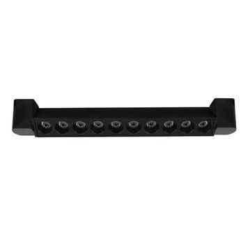 Трековий LED світильник 20W Velmax лінійної форми з лінзою 4100K чорний IP20 V-TRL-LLA-Bl 25-32-72 фото