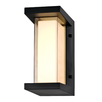 Фасадний LED світильник 20W Horoz Electric настінний алюмінієвий корпус 4200К чорний IP54 MORENA 076-080-0020-010 фото