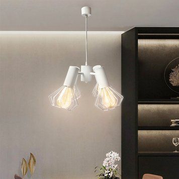 Люстра подвесная MSK Electric Diadem на четыре плафона Е27 NL 22153-4 WH 618226 фото