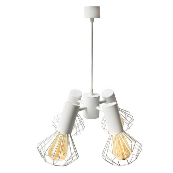 Люстра подвесная MSK Electric Diadem на четыре плафона Е27 NL 22153-4 WH 618226 фото