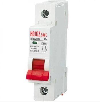 Автоматичний вимикач Horoz Electric SAFE 2 А 1P C ІР40 114-002-1002-010 фото