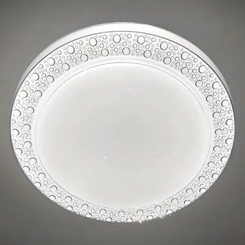 Стельова LED люстра 24W з пультом VALESO з акриловим плафоном 3000-6000К біла IP20 V GLX-19447-400 white GLX-19447-400 white фото