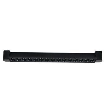 Трековий LED світильник 30W Velmax лінійний з лінзою 4100K чорний IP20 V-TRL-LLA-Bl 25-32-78 фото