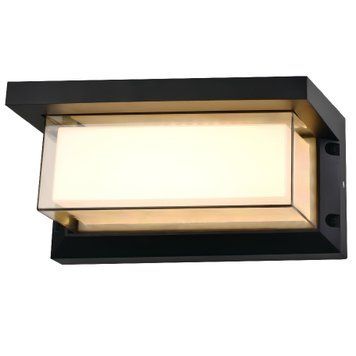 Фасадний LED світильник 20W Horoz Electric настінний 4200К алюмінієвий чорний IP54 PALACE 076-081-0020-010 фото
