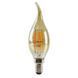 Филаментная LED лампа 4W VELMAX форма свеча на ветру C37t E14 2200K 400Lm V-Filament-Amber-C37t 21-42-39 фото 2