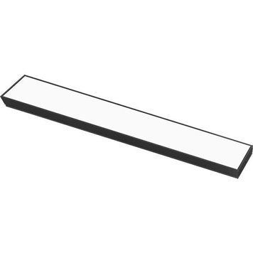 Лінійний LED світильник 50W Horoz Electric з універсальним монтажем 3000K/4000K/6500K чорний IP20 FORTIS-50 3CCT 019-068-1050-020 фото