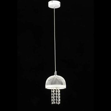 Підвісний LED світильник 20W Valeso з плафоном-сіткою і кришталевим декором 4000К IP20 E2724/1H SP000048837 фото