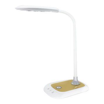 Настільна лампа 6W Horoz Electric LED SEDA 3000K/4500K/6000K золотиста IP20 049-018-0006-070 фото