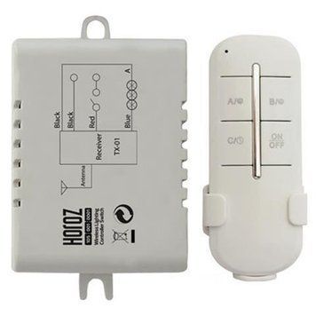 Пульт для люстр Horoz Electric CONTROLLER-1&nbsp;на один канал білий&nbsp;IP20 105-001-0001-011 фото