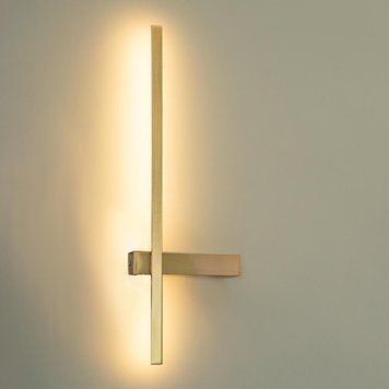 Настенный LED светильник бра 22W с металлическим корпусом золотистого цвета SY-7386/600 CP Svet SY-7386/600 CP фото