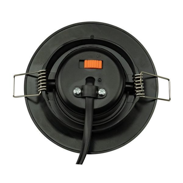 Точечный поворотный светильник 5W Horoz Electric черный 3000K/4500К/6000K круглый IP20 NORA PRO-5 016-053-1005-020 фото