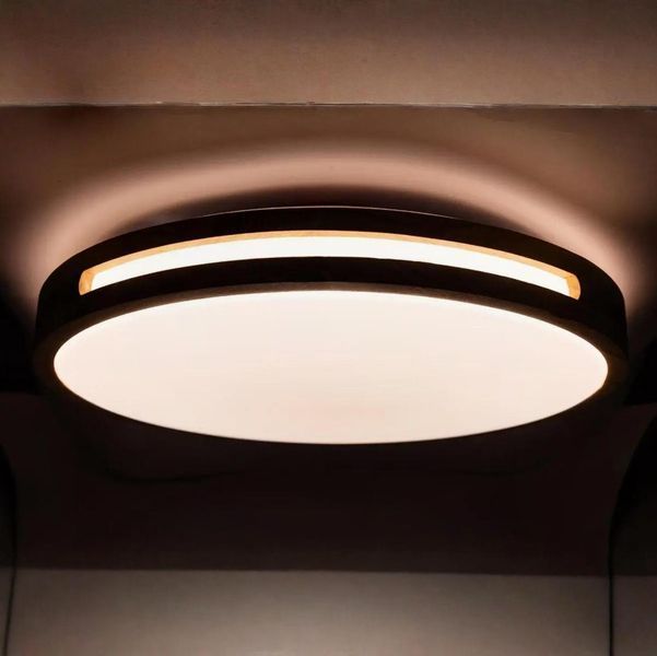 Стельовий LED світильник 80W з пультом Vestum з дерев'яним каркасом 3000К-6500К 490*65мм IP40 SLOT VS-91049 фото