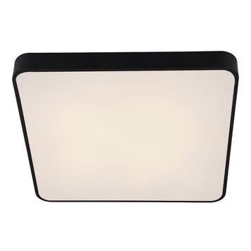 Стельовий LED світильник з пультом 90W пластиковий розсіювач 3000-6000К чорний корпус Interees V K37212-500*500 BK V K37212-500*500 BK фото