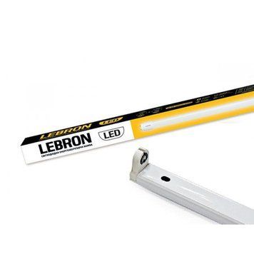 Світлодіодна лампа 18W Lebron трубчаста з тримачем 1200mm G13 6200K кут 270&deg; біла IP20 L-Т8-HR 16-44-12 фото