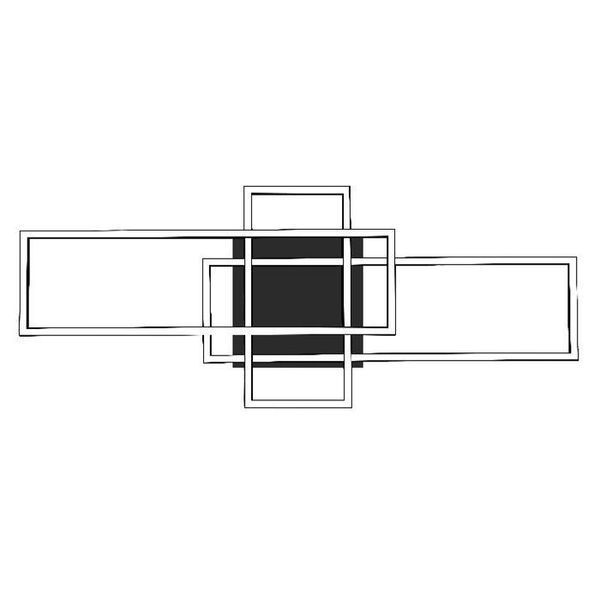 Светодиодная люстра 36W Horoz Electric CONCORDE 4000K черный IP20 019-053-0036-020 фото