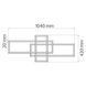 Светодиодная люстра 36W Horoz Electric CONCORDE 4000K черный IP20 019-053-0036-020 фото 3