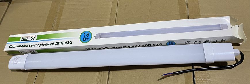 Лінійний LED світильник 18W вологозахисний IP65 ДПП-02G-18 GLX 5000К 1971961537 фото