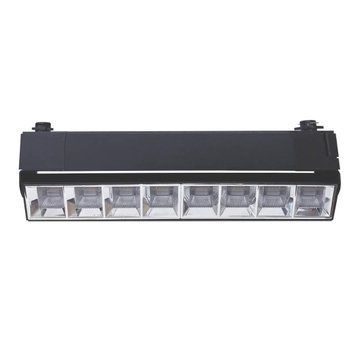 Трековий LED світильник 20W поворотний VELMAX металевий 6500K чорний IP20 V-TRL-LA 25-31-72 фото