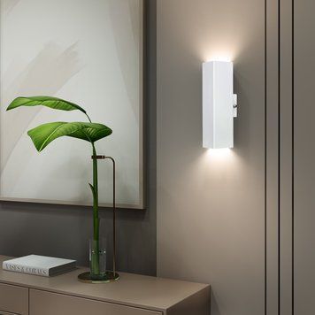 Светильник настенный MSK Electric Crocus бра под две лампы квадрат Е27 SQ 2206 W 616015 фото
