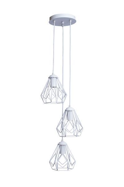 Светильник подвесной в стиле лофт MSK Electric Milan NL 538-3R WH 616749 фото