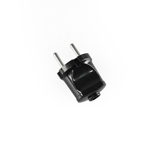 Мережева вилка TITANUM STANDARD без заземлення 10A 250V чорна IP20 TF-PL110-B TF-PL110-B фото