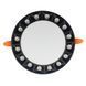 Врізний LED світильник 16W Horoz Electric з регульованим кріпленням 3000K/6500K чорний IP20 HARLEY-16 016-074-0016-020 фото 1