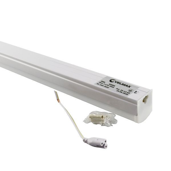 Офисный LED светильник 30W линейной формы VELMAX накладной 1175мм 6500K белый IP20 V-LPО 25-12-63 фото