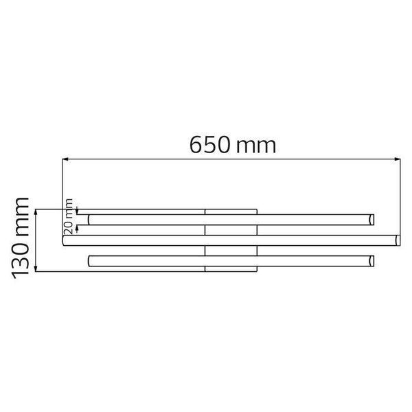 Светодиодная люстра 30W Horoz Electric LIBERTY 4000K черный IP20 019-054-0030-020 фото