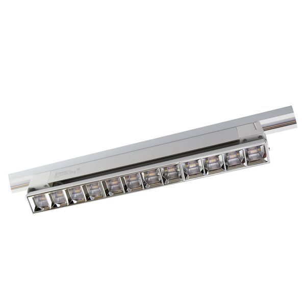 Трековый LED светильник 30W поворотный VELMAX металлический корпус 6500K белый IP20 V-TRL-LA 25-31-77 фото