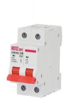 Автоматичний вимикач Horoz Electric SAFE 16 А 2P ІР20 114-002-2016-010 фото