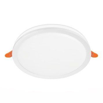 Врізний LED світильник 24W Horoz Electric з металу 3000K/4000K/6500K регульований монтажний отвір білий IP20 PAULA-24 3CCT 016-092-0024-010 фото