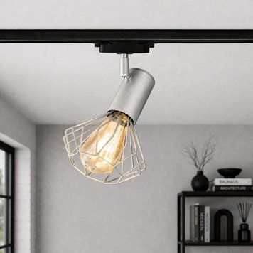 Світильник трековий MSK Electric Diadem поворотний на шинопровід алюміній NT 22151-1 AL 622717 фото