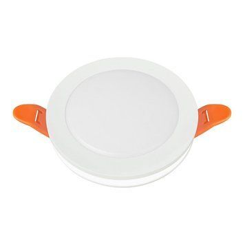 Врізний LED світильник 9W Horoz Electric круглий 3000K/4000K/6500K білий IP20 PAULA-9 3CCT 016-092-0009-010 фото