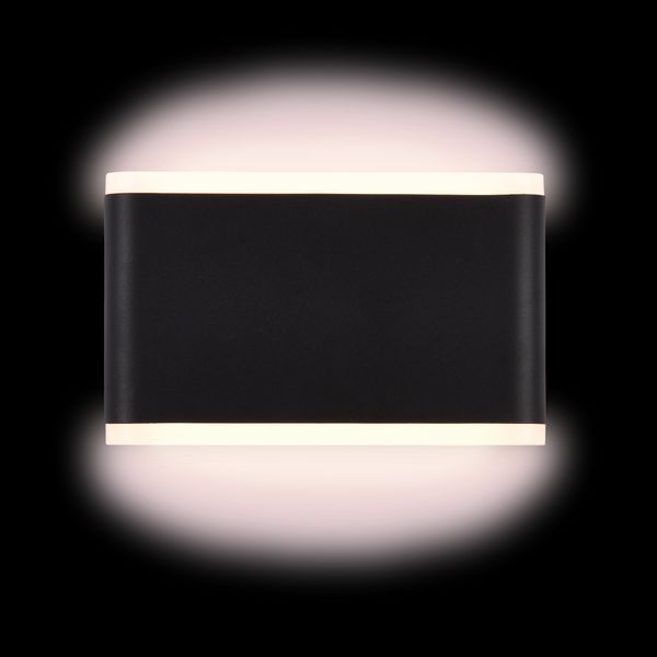 Уличный LED светильник 12W фасадный Velmax настенный прямоугольный 3000K черный IP54 V-CTL-WL-010 24-62-52 фото