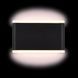 Уличный LED светильник 12W фасадный Velmax настенный прямоугольный 3000K черный IP54 V-CTL-WL-010 24-62-52 фото 4