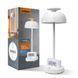 Настольная LED лампа 8W с аккумулятором VIDEX 1800mAh 150Lm с регулировкой яркости 4000K+RGB белая IP20 VL-TF24W VL-TF24W фото 2