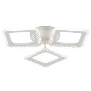 Стельова LED люстра 54W з пультом Valeso з металевим кріпленням 3000-6500K біла IP20 G 2703/3 WT 54W SP000045499 фото