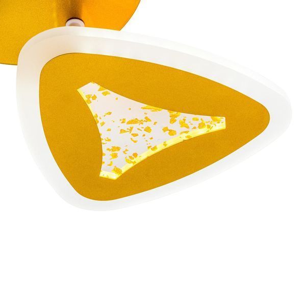 Стельова LED люстра 78W з пультом VALESO з акриловими плафонами 3000-6000К золота IP20 V K39978-3 GD K39978-3 GD фото