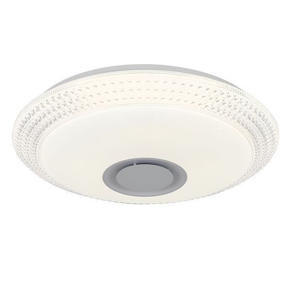 Світлодіодний музичний смарт-світильник з пультом 48W+5W RGB Bluetooth 3000-6500K білий VALESO LY578-400 WH SP000051974 фото