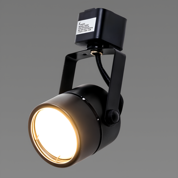 Трековый светильник Sirius с поворотным плафоном под лампу GU5.3 черный IP20 Л 32064 (Black) SP000034975 фото
