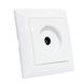 Розетка ТВ проходная Horoz Electric TINA встраиваемая белая IP20 112-005-0012-010 фото 1