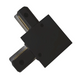 Соединитель для шинопровода Г-образный VELMAX черный IP20 V-IC-R 25-34-73 фото 1