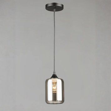 Подвесной светильник Valeso с затемненным плафоном под одну лампу Е27 черный IP20&nbsp;B N6742/1H BK SP000048696 фото