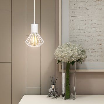 Светильник лофт MSK Electric Diadem подвесной белый NL 2215 WH 616164 фото