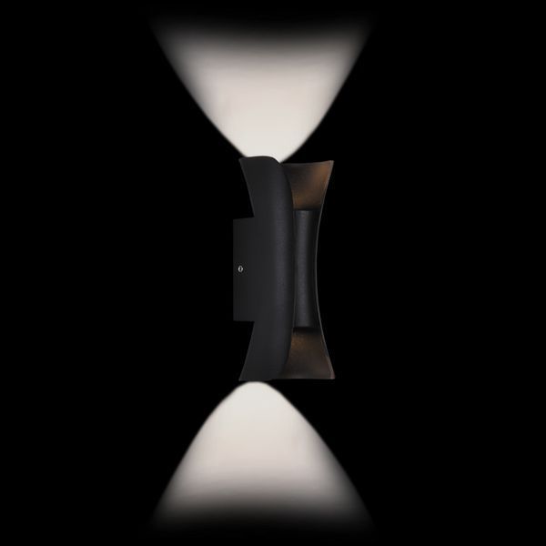 Уличный LED светильник 6W Velmax настенный с алюминиевым корпусом 3000K черный IP54 V-CTL-WL-001 24-62-49 фото