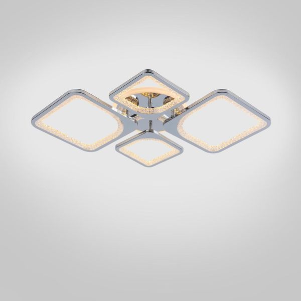 Потолочная LED люстра с подсветкой VALESO 142W с пультом д/у 3000-6000К хром IP20 V K39759-2+2+1 TL CR V K39759-2+2+1 TL CR фото