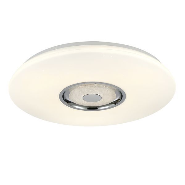 Світлодіодний музичний смарт-світильник 48W+5W RGB Bluetooth з пультом 3000-6500K білий VALESO LY567-400 WH SP000051969 фото