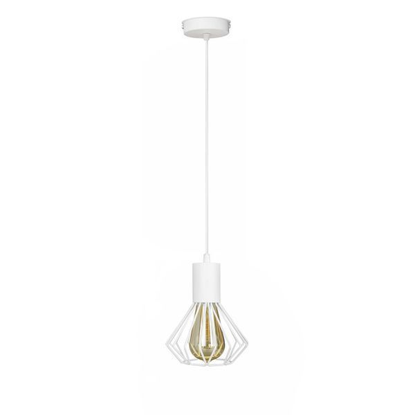 Светильник лофт MSK Electric Diadem подвесной белый NL 2215 WH 616164 фото